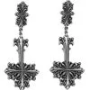 Boucles D'oreilles Infernal Cross Killstar, Croix Inversé Goth Occulte 2 Boucles D'oreilles Infernal Cross Killstar, Croix Inversé Goth Occulte -Costumes Cosplay Soldes Boutique ACCBCL502
