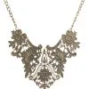 STEAMPUNK STORY Collier Métal Doré, Motif Floral, élégant Aristocrate Steampunk -Costumes Cosplay Soldes Boutique ACCCOU188