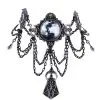 RESTYLE Ras De Cou Full Moon Couleur Argent Avec Chaînes, Lune -Costumes Cosplay Soldes Boutique ACCCOU224
