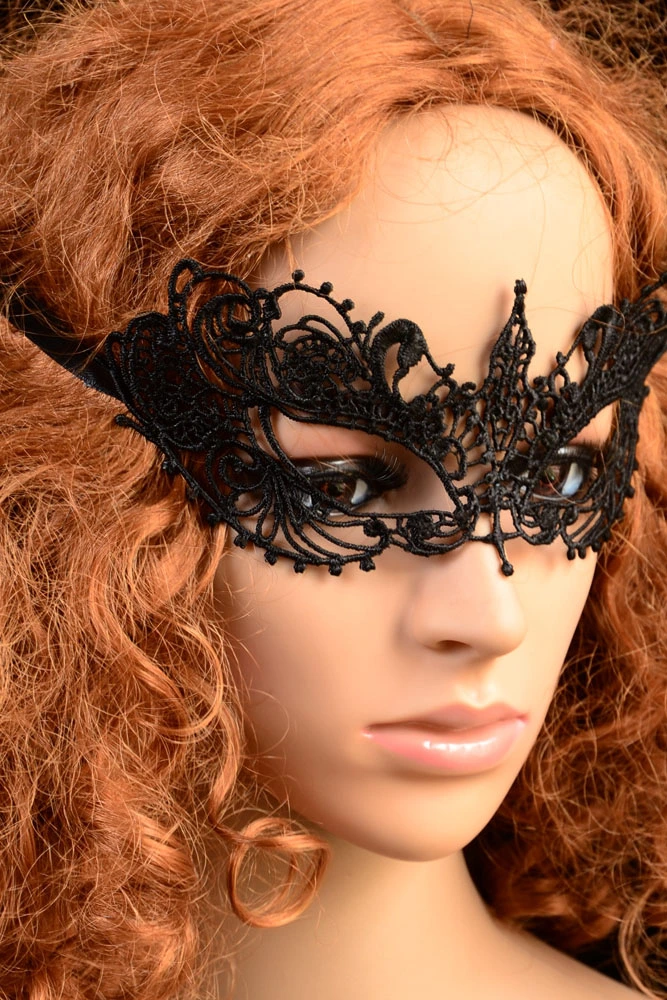 STEAMPUNK STORY Masque De Bal Vénitien En Dentelle Noire élégant Gothique 3 STEAMPUNK STORY Masque De Bal Vénitien En Dentelle Noire élégant Gothique
