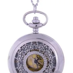 STEAMPUNK STORY Montre à Gousset Argentée Et Dorée Aristocrate Gothique