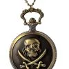 STEAMPUNK STORY Montre De Gousset Couleur Bronze Drapeau De Pirate