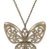 STEAMPUNK STORY Collier Papillon Style Ferronnerie Doré Steampunk 2 STEAMPUNK STORY Collier Papillon Style Ferronnerie Doré Steampunk -Costumes Cosplay Soldes Boutique ACCPEN270