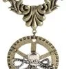 STEAMPUNK STORY Collier Pendentif Engrenages Avec Pieuvre Steampunk -Costumes Cosplay Soldes Boutique ACCPEN324