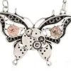 STEAMPUNK STORY Collier Pendentif Papillon Avec Engranages Couleur Cuivre Steampunk -Costumes Cosplay Soldes Boutique ACCPEN333