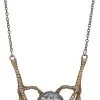STEAMPUNK STORY Collier Doré Avec Serres De Corbeau Et Pendentif Imprimé Agate, Sorcière Occulte -Costumes Cosplay Soldes Boutique ACCPEN412