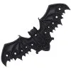 RESTYLE Barrette Chauve-souris Et Lune Noire, Sorcière, Occulte, Gothique -Costumes Cosplay Soldes Boutique ACCPIN344