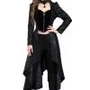 Darkinlove Longue Veste Noire Velours Loup Dentelle Aristocrate Vampire Gothique 1 Darkinlove Longue Veste Noire Velours Loup Dentelle Aristocrate Vampire Gothique -Costumes Cosplay Soldes Boutique DARKIL022
