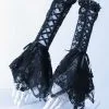 Mitaines En Dentelle Avec Laçage élégante Gothique RQ-BL 1 Mitaines En Dentelle Avec Laçage élégante Gothique RQ-BL -Costumes Cosplay Soldes Boutique RQBL0092