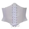 STEAMPUNK STORY Serre Taille Blanc à Lacet Et Scratch, Ceinture -Costumes Cosplay Soldes Boutique VATSTA010