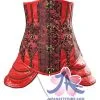 STEAMPUNK STORY Serre Taille Corset Rouge Marron Gothique Steampunk Pan Descendant Baleine Acier -Costumes Cosplay Soldes Boutique VETCOR641